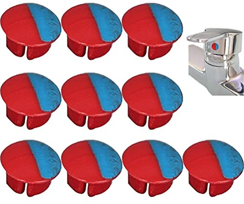 Wasserhahnschalter Etikett 10pcs Heißes Kaltwasser Etikett Wasserhahn Temperaturanzeige Universal Heißes Kaltschild Für Küchenbad