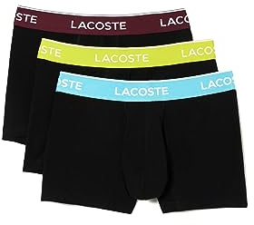 Lacoste Herren 5H3401 Badehose, Noir/ANSE-ZIN-LUCIOLE,