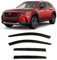 Rauchgetöntes Klebeband für Seitenfenster, Visier, Regenschutz, kompatibel mit Mazda CX-50 2023–2024 2.5 S Select Preferred Plus Premium Turbo Meridian CX50