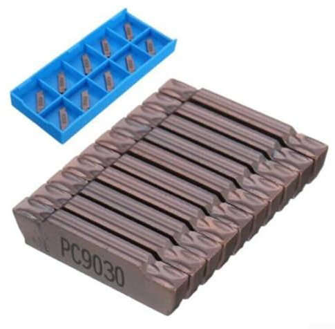 10 inserti in carburo MGMN300-M PC9030 da 3 mm per scanalatura MGEHR/MGIVR tornio di taglio per semifinazione e finitura