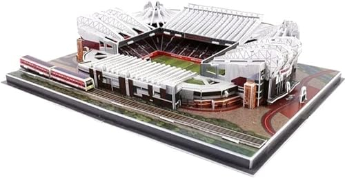 EaUso 3D-Puzzle, Stadion-3D-Puzzle, Puzzles World Football Stadium 3D-Modelle (Farbe: Stadion) Old Trafford Stadium