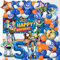 75 Stück Story Geburtstag Deko 5 Jahre, Story Luftballon Geburtstag 5, Story Hintergrund, Happy Birthday Girlande Story, Story Folienballon, Luftballon Girlande Für Geburtstagsdeko Kinder