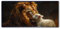 Gaming Mauspad Löwe Mauspad XXL 900 x 400 x 3 mm XXL Mousepad Schaf Mauspad Gaming Zubehör mit Anti Rutsch Basis Mouse Pad Wasserdicht und Langlebig für Maus und Tastatur, Home Decor, Kinder Geschenk