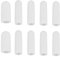 Fingerschutz, 10 Stück Silikon Fingerlinge, 2 Größe Elastisch Silikon Fingerschutz für Handekzem, Fingerarthritis, Fingerknacken, Besondere Arbeitsumgebung