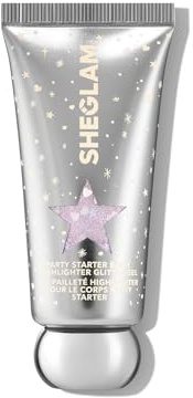 SHEGLAM Party Starter Body Highlighter Glitter Gel Quick-Drying and Non-Sticky Glitter Spray Liquid Highlighter for Face Hair Body Glitter-Social Butterfly