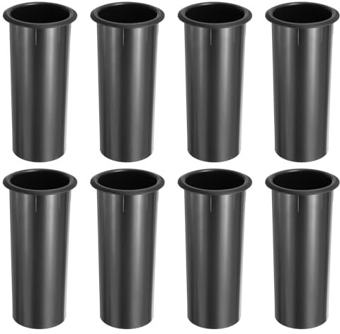 sourcing map 8Pcs 55x150mm/2.2 x 6 inch Speaker Port Tube Subwoofer Bass Box Tube Bass Woofer Box Speaker Box Bass Air Port for DJ/PA Speaker Cabinets