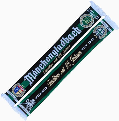 Generisch Mönchengladbach Jubiläums-Schal -125 JAHRE TRADITION- (Strickschal; Extra weiche Qualität)