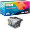 LC539 Ink Cartridges Compatible with Brother DCP-J100 J105 Printers, High-Yield Ideal for High-Volume Printing (1 Set)