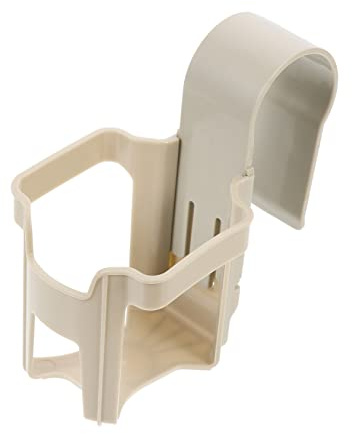 FONDOTIN Porte-gobelet De Piscine en Plastique Gris pour Extérieur, Support Boisson Stable Au Bord De Piscine, Léger Et Pratique, Casier à Bière Et Vin Adapté Aux Canettes Et Tasses