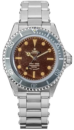 FTEOXLC Thorn T023 V2 Taucher Herrenuhr PT5000 automatische mechanische Armbanduhr Saphir Wasserdicht Vintage Luxus Uhren