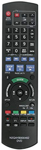VINABTY N2QAYB000462 N2QAYB000644 N2QAYB000337 Remote Control replacement fit for Panasonic BLU RAY DVD Recorder DMR-EX83EB-K DMR-EX86EB-K DMR-EX78EB-K DMR-EX87EB-K DMR-EX769EB sub N2QAYB000474