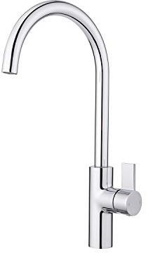 JASSFERRY Kitchen Sink Mixer Tap Single Lever Quarter Turn Handle