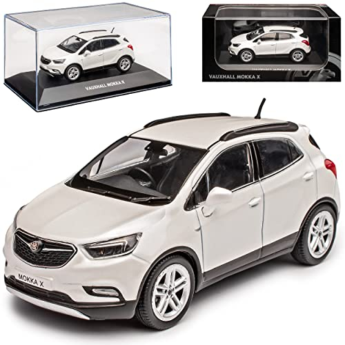 Vauxhall Opel Mokka X 1. Generation SUV Weiss Modell 2012-2020 Version Ab Facelift 2016 1/43 I-Scale Modell Auto