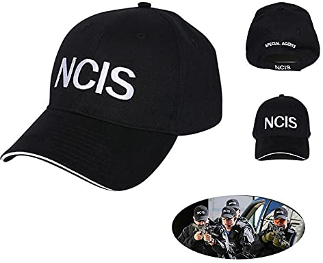 Cap NCIS Mütze Stickerei Hut Special Agents Logo Hut Marine Criminal Investigative Service Filmmütze Verstellbare Baseballmütze Hut