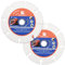 Carbide Multi Wheel Disco75mm - BRSCHNITT Disco da taglio per Legno Duro, Laminato, Plastica(2 Pezzi)