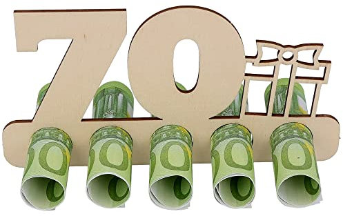 Spruchreif | Witziges Geldgeschenk | Gutscheinverpackung | Geschenk 70. Geburtstag