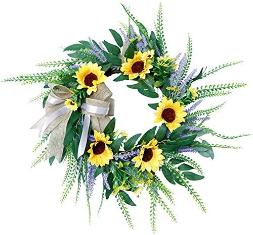 Wopee Künstliche Blumen-Buchsbaum-Kranz-Festival-Simulations-Girlande Bauernhaus-weiße Beeren-Tür-Fenster-Feier-Hauptdekorationen