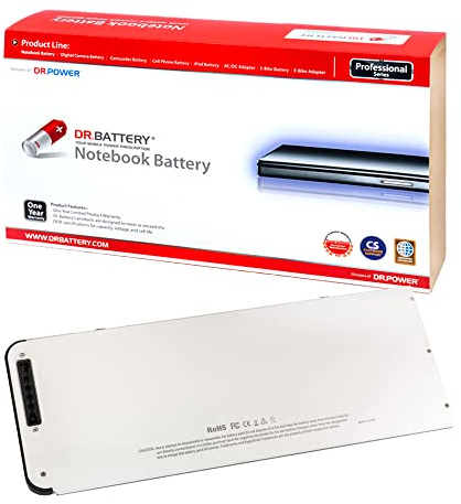 DR. BATTERY A1280 Laptop-Akku kompatibel mit Apple A1278 MacBook 13 Zoll Ende 2008 [10,8 V/52 Wh]
