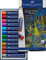 Faber-Castell Metallisches Ölpastell-Set: 12 Farben, Ölpastellkreide, Kunstbedarf für Künstler, Jugendliche und Erwachsene, Kunstkreide, Zeichenzubehör