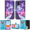 EKAM Case Compatible With iPhone 11 PU Leather Wallet Book Flip Folio Stand View Cover Magnetic Closure with Card Slots for iPhone 11 [6.1 Inch] (Butterfly Blue)