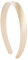 Haarreif aus Satin – steifer und flexibler Haarreif, schmal, 2 cm breit (Beige)