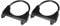 Partuto 2 Pcs 3 Universal Car U-Bolt Exhaust Clamp - Stainless Steel Black
