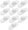 VGOL 10pcs Awning Mounting Pole Brackets White Awning Mounting Brackets Plastic Awning Pole Brackets for Camping Caravan Accessories