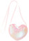 WRITWAA SüßE HerzföRmige UmhäNgetasche FüR MäDchen, Glitzernde Pailletten, ReißVerschluss, Ideal FüR Kindergarten, Schule, Reisen Und Hochzeiten, Pink