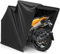 COSTWAY Telo Moto per Esterno, Garage per Moto con Copertura in Tessuto Oxford, Finestre a Rullo in Rete, Portatile e Impermeabile, 342 x 137 x 193 cm