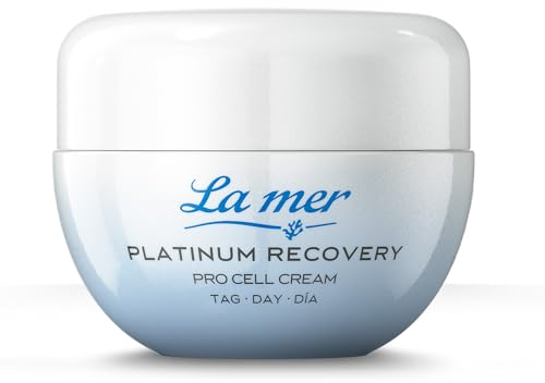 La mer Platinum Recovery | Pro Cell Cream Tag 50 ml | Regenerierende Anti-Aging Pflege mit glättenden Peptiden | Ohne unnötige Zusatzstoffe