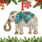 BIZIBAFF Elefant Weihnachtsschmuck blau 005