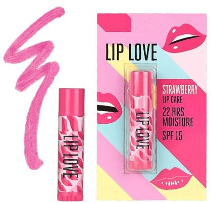 Lip Love Chapstick Strawberry | Smudge Proof | Long Wear | Transfer Proof | Paraben Free | 4.5 G (Pack Of 1)
