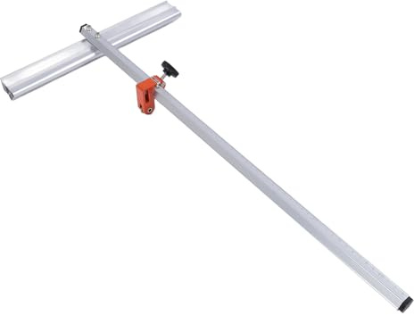 Risegun Cortador de vidrio tipo T, herramienta de corte de vidrio en forma de T de 60 cm, 14 rodillos, herramienta de corte manual de vidrio de aleación de aluminio para vidrio grueso, vidrio en T y