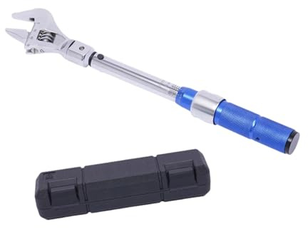 perfk Clé dynamométrique réglable, 30 mm, fourche, polyvalente, robuste, à entraînement carré