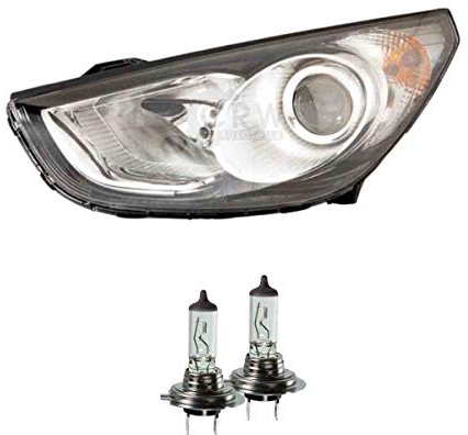 Halogen Scheinwerfer Frontscheinwerfer links H7 für IX35 inkl. OSRAM Lampen mit Elektromotor