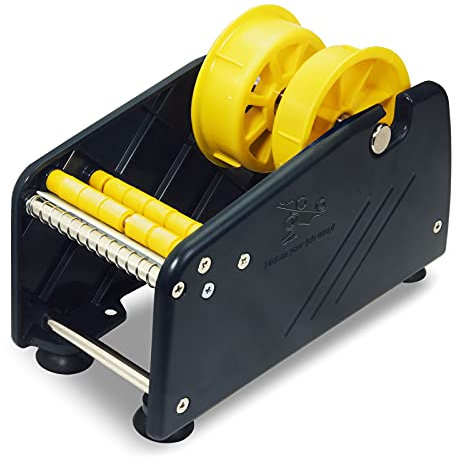 Excell Dispenser di etichette da tavolo leggero economico (7,6 cm di larghezza/77 mm) Dispenser regolabile per rotolo adesivo per forniture di spedizione (7,6 cm)