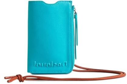 Desigual Womens Mone_Half Logo Rita Reisezubehör-Brieftasche, Blue