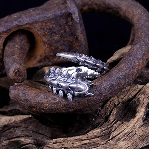 DOOLY Vintage personalisierte Punk Alien Centipede Ring