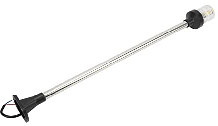 Boots-Rundumleuchte, 5 W, 5000 K, 24 Zoll, LED-Ankernavigationslichter, 360-Grad-Rundum-Anker-Hecklampe, DC12 V/24 V