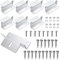 Soporte Placa Solar, Soportes Z de Placas Solares 8 Piezas, Montaje de Panel Solar en Tejado, con Tuercas y Tornillos, Para Caravanas, Paredes, Barcos, Tejados
