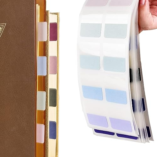 COLOFALLA 240 Stück Seitenmarker Selbstklebend 12 Farben Haftnotizen zum Markieren Beschriften Klebezettel Klein Pagemarker Haftnotizen Transparent Haftstreifen Haftmarker Textstreifen für Buch Ordner