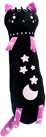 MOMOMI Nice Group Kurai Nana 80 cm, 1 muñeco de Gato Negro