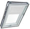 Original Roto Jalousette ZJA für Roto Dachfenster - Führungsschiene Weiß - Jalousie für Baureihe Designo R6/R8, i8 und Classic K 64/84 - Größe 134/140 | 13/14 - Stofffarbe Weiß