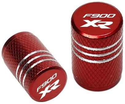 Motorrad-Ventilkappen Für BMW F900XR F900 XR 2020 2021 2022 2023 Zubehör Motorrad CNC Aluminium Reifen Ventil Air Port Stem Abdeckung Kappen (Color : Rosso)