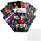 GTOTd Football Superstar Poster 8 Stück 42 x 29cm (16.5 x 11.4) Fußball Merch Party Ungerahmte Version HD Leinwanddruck Poster für Wohnzimmer Schlafzimmer Club Wand Kunst Dekor