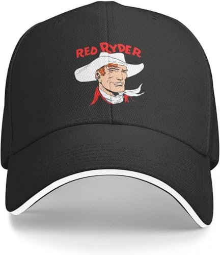 RYVOWETP Baseballmütze Snapback Sonnenhut Red Ryder Cap Baseball Cap Anime Vintage Damen Caps Herren Geschenk