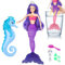 HAPITOIZ Magical Color Age 3+ Changing Mermaid Doll, Princess Mermaid Toy with Seahorse & Dolls Accessories - Mermaid Bath Toys