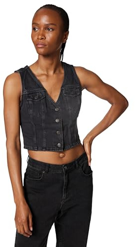 Bella Denim Corset Don't Cut