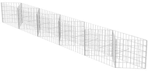 Gabion Panier à Pierres, Mur en Gabion Acier galvanisé 300x30x50 cm