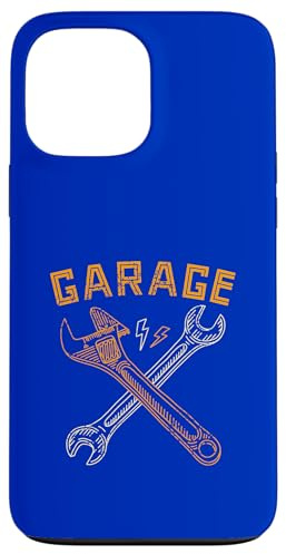 Garage Meccanica Chiave Arancione Strumenti Garagist Originale Custodia per iPhone 13 Pro Max